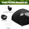 L RUNNZER Single Camping Tent, Pop-Up Net with Upgraded Mesh for Sleeping Outdoor Camping Traveling view 3