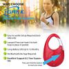 iGANK Simple Walking Pedometer 3D Step Counter for Men Women Kids (Red) view 3