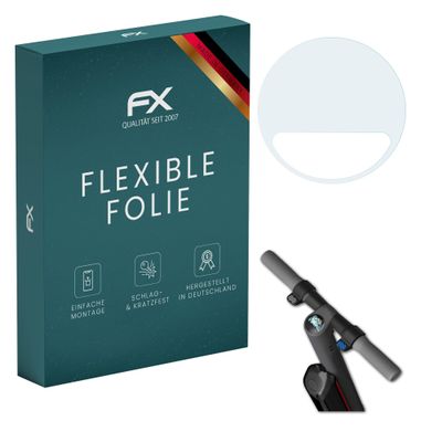 atFoliX Screen Protector suitable for Segway KickScooter ES4, Protector Film ultra clear and flexible FX Screen Protection Film (2X)