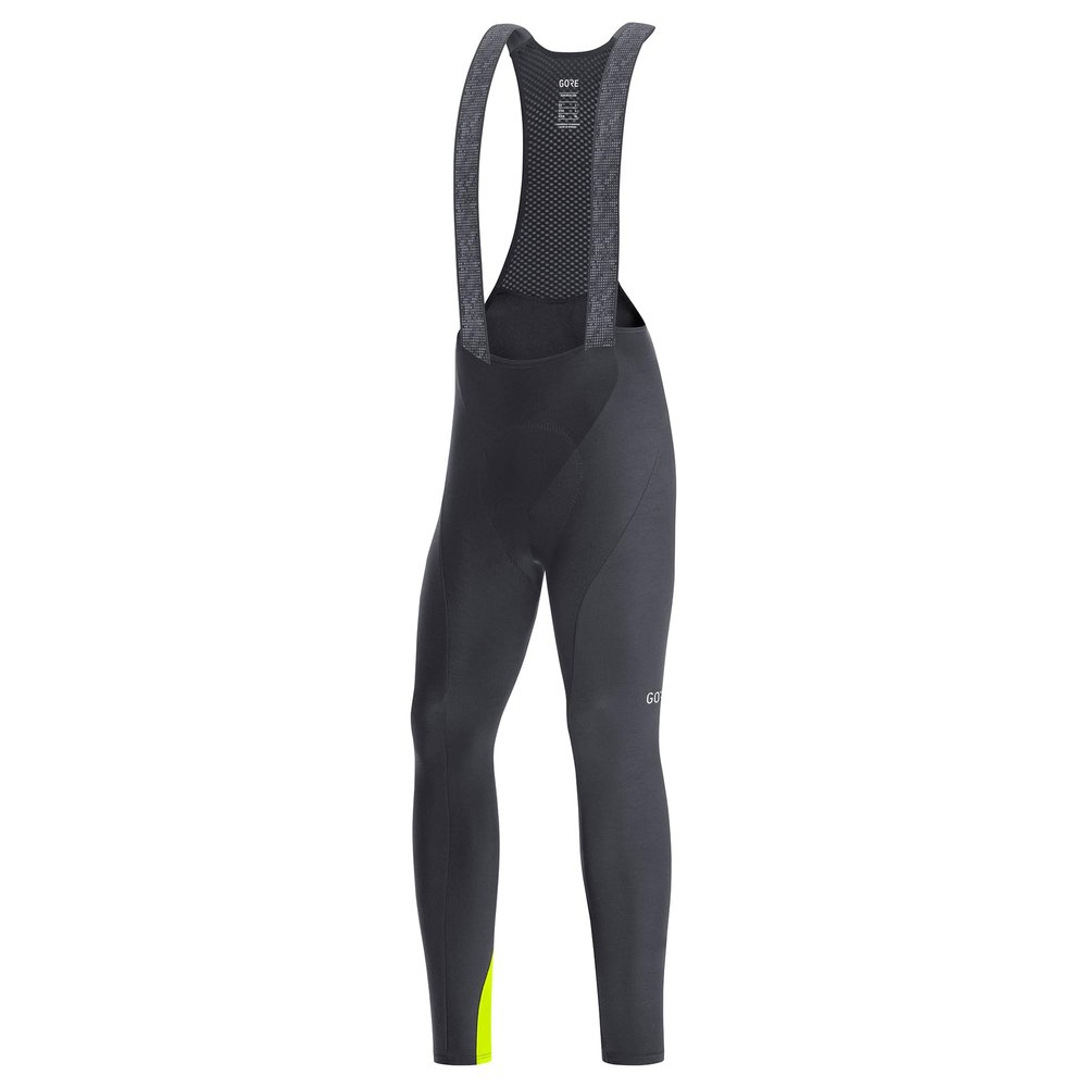 Gore WEAR Mens C3 Thermo Bib Tights+ Black/neon Yellow M