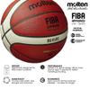 Molten BG4500 Basketball, Match Ball, BBL & WBBL, FIBA Approved, Premium Composite Leather, Indoor Play, Orange/Ivory, Size 7, Suitable for Boys Age 14 & Adult view 3