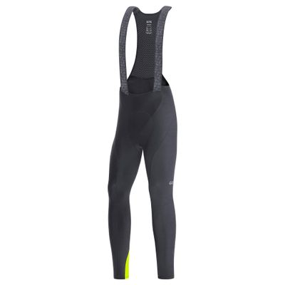 Gore WEAR Mens C3 Thermo Bib Tights+ Black/neon Yellow S