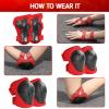 Wemfg Kids Protective Gear Set Knee Pads for Kids 7-13 Years Toddler Knee and Elbow Pads with Wrist Guards 3 in 1 for Skating Cycling Bike Rollerblading Scooter(Red) view 4