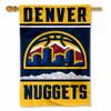 Denver Nuggets New Skyline Logo Double Sided House Banner Flag view 1