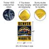 Denver Nuggets New Skyline Logo Double Sided House Banner Flag view 2