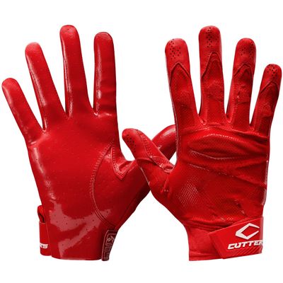 Cutters Rev Pro 4.0 Receiver Glvs Solid Red A/S, Small (S500-S-05-32)