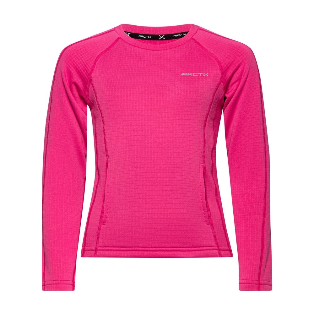 Arctix Girls Dynamic Base Layer Top, Fuchsia, Large