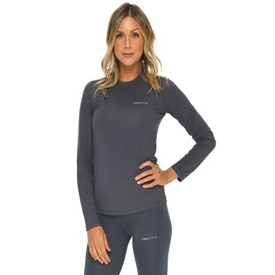 Arctix Women's Power Base Layer Crewneck Top, Steel, Large