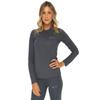 Arctix Women's Power Base Layer Crewneck Top, Steel, Large view 1