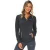 Arctix Women's Dynamic 1/4-Zip Base Layer Top, Steel, Large view 1