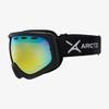 Arctix Adult Panorama Ski Goggles, Black/Orange Revo, One Size view 2