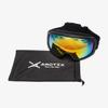 Arctix Adult Panorama Ski Goggles, Black/Orange Revo, One Size view 4