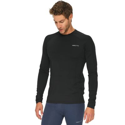 Arctix Men's Dynamic Base Layer Crewneck Top, Black, XX-Large