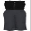 Arctix Kids Limitless Fleece Top Bib Overalls, Steel, Medium view 1