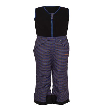 Arctix Kids Limitless Fleece Top Bib Overalls, Arrowhead Royal Blue/Orange, X-Large