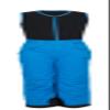 Arctix Kids Limitless Fleece Top Bib Overalls, Nautical Blue, Large Husky view 1