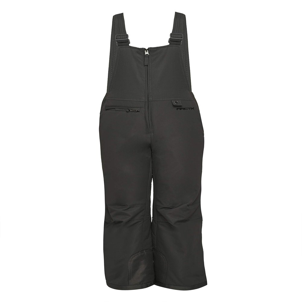 Arctix Kids Insulated Snow Bib Overalls, Charcoal, Medium Husky