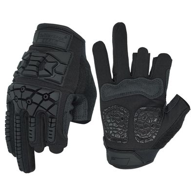 Seibertron T.T.F.I.G 2.0 Men's Tactical Gloves Flexible Rubber Knuckle Protective for Hunting Hiking Airsoft Paintball Motorcycle Motorbike Riding Outdoor Gloves Black XXL