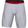 Under Armour mens Tech 9-inch Boxerjock 2-Pack , Mod Gray Light Heather (011)/Jet Gray Light Heather , Small view 1