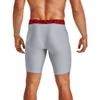 Under Armour mens Tech 9-inch Boxerjock 2-Pack , Mod Gray Light Heather (011)/Jet Gray Light Heather , Small view 2