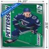 Trends International NHL Vancouver Canucks - Elias Pettersson 19 Wall Poster, 22.375" x 34", Silver Framed Version view 3