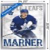 Trends International NHL Toronto Maple Leafs - Mitch Marner 19 Wall Poster, 22.375" x 34", Silver Framed Version view 3