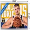 Trends International NBA Denver Nuggets - Nikola Jokic 19 Wall Poster, 22.375" x 34", Silver Framed Version view 3