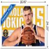 Trends International NBA Denver Nuggets - Nikola Jokic 19 Wall Poster, 22.375" x 34", White Framed Version view 3