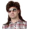 Kaneles Mullet Wigs for Men 70s 80s Costumes Mens Brown Fancy Party Accessory Cosplay Hair Wig view 1