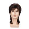 Kaneles Mullet Wigs for Men 70s 80s Costumes Mens Brown Fancy Party Accessory Cosplay Hair Wig view 3