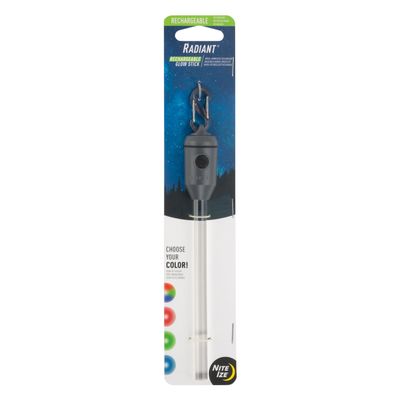 Nite Ize Radiant Rechargeable LED Glow Stick - Disc-O Select - Color Changing Light for Nighttime Visibility & Outdoor Use - Chemical-Free, Waterproof & Rechargeable Glow Stick - Includes S-Biner