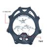 AnEssOil Ice Snow Grips Traction Cleats Upgraded 19 Spikes Crampons for Snow Shoes and Boots for Winter Trail Running, Hiking, and Ice Fishing (Black,XL) view 3
