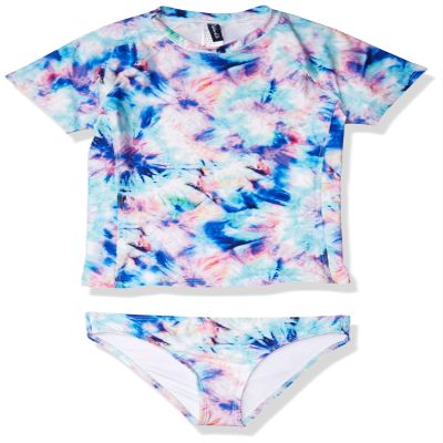 Splendid Girls' Brighter Rashguard Set, Multicolor, 2