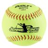 Dudley's Jennie Finch Pitching Training Set - 2 Balls with Spin Indicators, Instructional Cards for Fastball and Change-up, Ages 10 and Under, Softball view 1