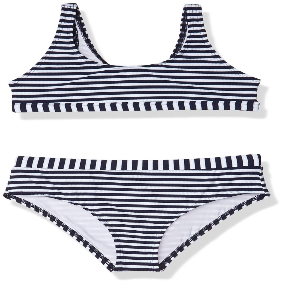Splendid Girls' Never Enough Bralette Set, Navy, 12