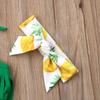Infant Toddler Baby Girl Tassel Bikini Swimsuit Tops Watermelon Bikini Bottom 3PCS Swimwear Sets Bathing Suit (12-18 Months, Pineapple Yellow Green) view 3