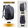 Bseash 35L Basketball Backpack Large Sports Bag with Separate Ball compartment, for Basketball Soccer Volleyball Swim Gym Travel (Light Gray) view 2
