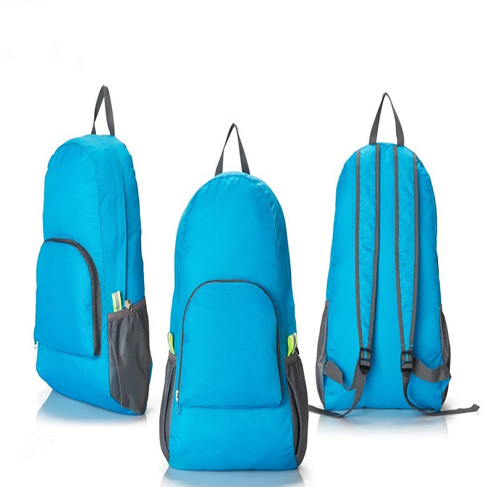 PAXLAMB Backpack Packable Foldable Ultra Lightweight Water Resistant Durable Camping Travel Hiking Daypack for Men Women (Blue)