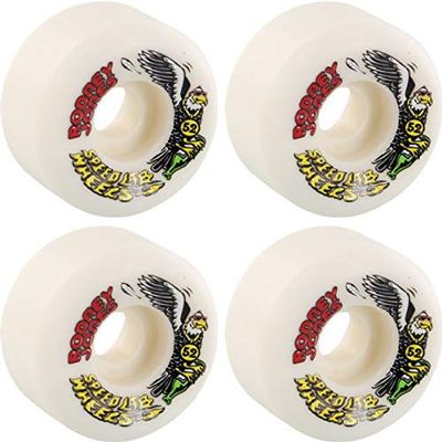 Speedlab Wheels Rodney Jones Pro White Skateboard Wheels - 52mm 101a (Set of 4)