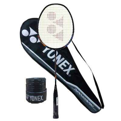 Yonex Nanoray Light 18i Graphite Badminton Racquet (77g, 30 lbs Tension) & Full Cover with 1Grip