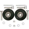 ORO 1 Pair Luggage Wheels Replacement 40 * 18mm Case Wheels with 8mm Bearings for Suitcase and Inline Skate view 1