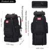HongXingHai 70L/100L Hiking Camping Backpack MOLLE Rucksack Waterproof Daypack for Traveling view 3