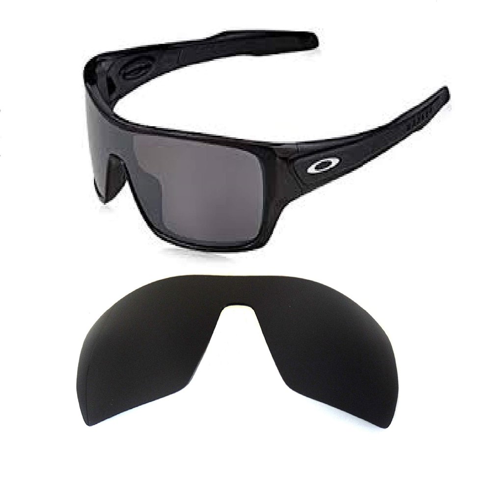 Galaxy Replacement Lenses For Oakley Turbine Rotor Black Color Polarized 100% UVAB