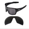 Galaxy Replacement Lenses For Oakley Turbine Rotor Black Color Polarized 100% UVAB view 1