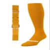 Baseball/Softball Sock & Belt Combo | Mens Womens Youth Baseball Sock & Baseball Belt | Notorious Sports (Gold, Small) view 1