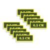 Ammo Can Labels 6.5 CM Ammunition Decals Olive Drab Green Firearm Labels for 6.5 Creedmoor 10 Pack Adhesive Vinyl 3"x1.15" #AG view 1