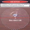 Cast Fishing Net with Aluminum Frame, 0.8 inch Mesh, 7.8-13.8 ft Diameter view 3