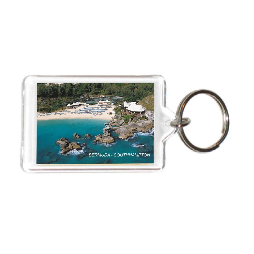 Bermuda Bermudian Acrylic Keychains KeyRings Holders (1 Piece, City: SOUTHHAMPTON #BER2)