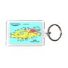 Bahamas Bahamian Acrylic Keychains KeyRings Holders (1 Piece, Style: New Providence #BAH11) view 1
