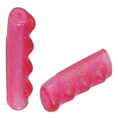 Alta Bicycle Mini Lowrider Sparkle Flake Bicycle Grips, Multiple Colors. (Pink)